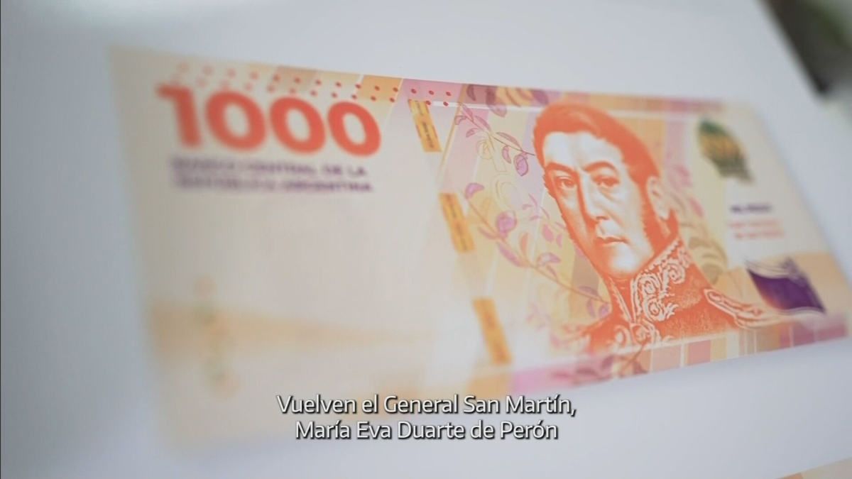 Cómo identificar un billete de 1000 pesos falso, con la imagen de San  Martín - Infokioscos®