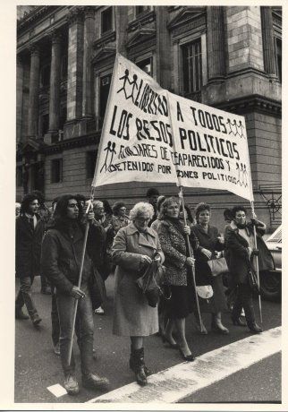 Desde 1976 fue parte del colectivo Familiares de Desaparecidos y Detenidos por Razones Políticas. Desde 1976 fue parte del colectivo Familiares de Desaparecidos y Detenidos por Razones Políticas.