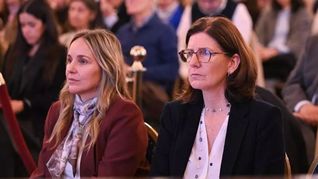 Clara Muzzio junto a Lola Velarde, presidenta de Political Network for Value.&nbsp;
