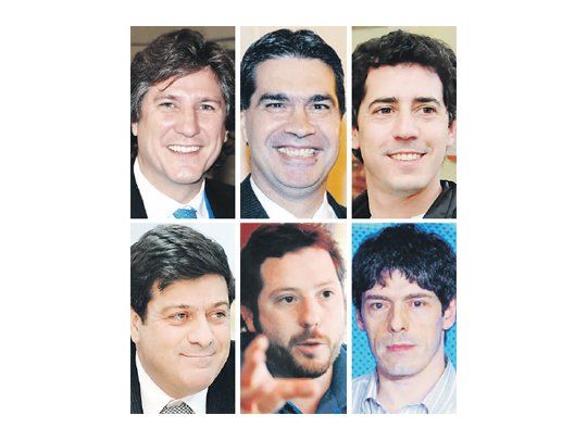 Amado Boudou, Jorge Capitanich, «Wado» De Pedro, Gabriel Mariotto, José Ottavis, Juan M. Abal Medina