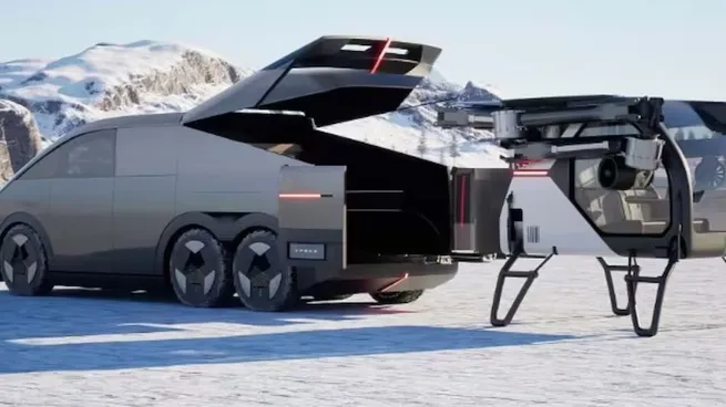 Este nuevo auto imita al Cybertruck de Tesla y poría competir con la empresa de Elon Musk.&nbsp;