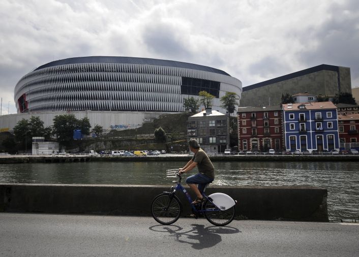 El nuevo estadio San Mamés de Bilbao.