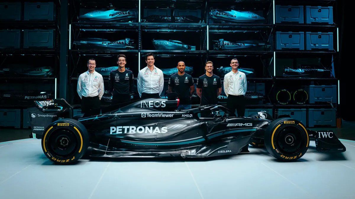 Formula 1: Mercedes recovers the black color for its cars in the 2023 season