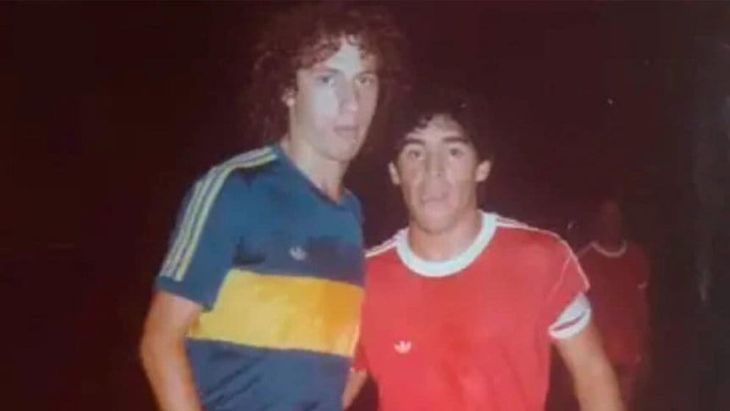 Una de las amistades más reconocidas de Maradona en el ambiente del fútbol. 
