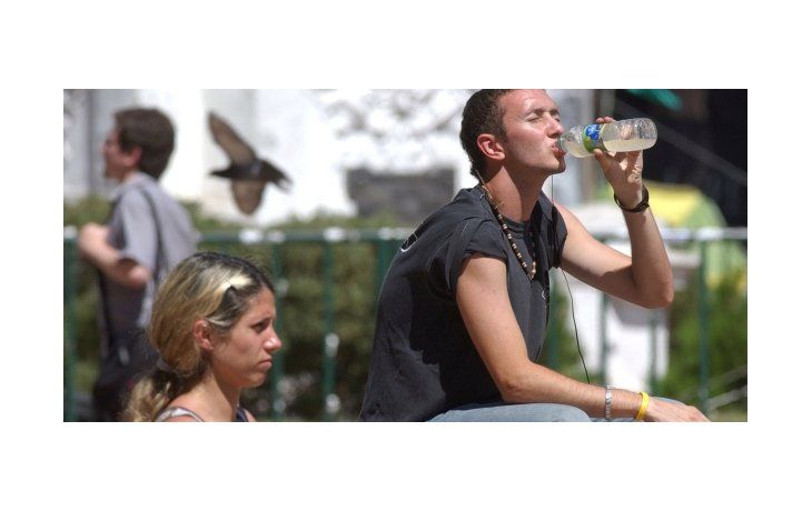 El calor agobiante se hizo sentir en Capital Federal y el conurbano.