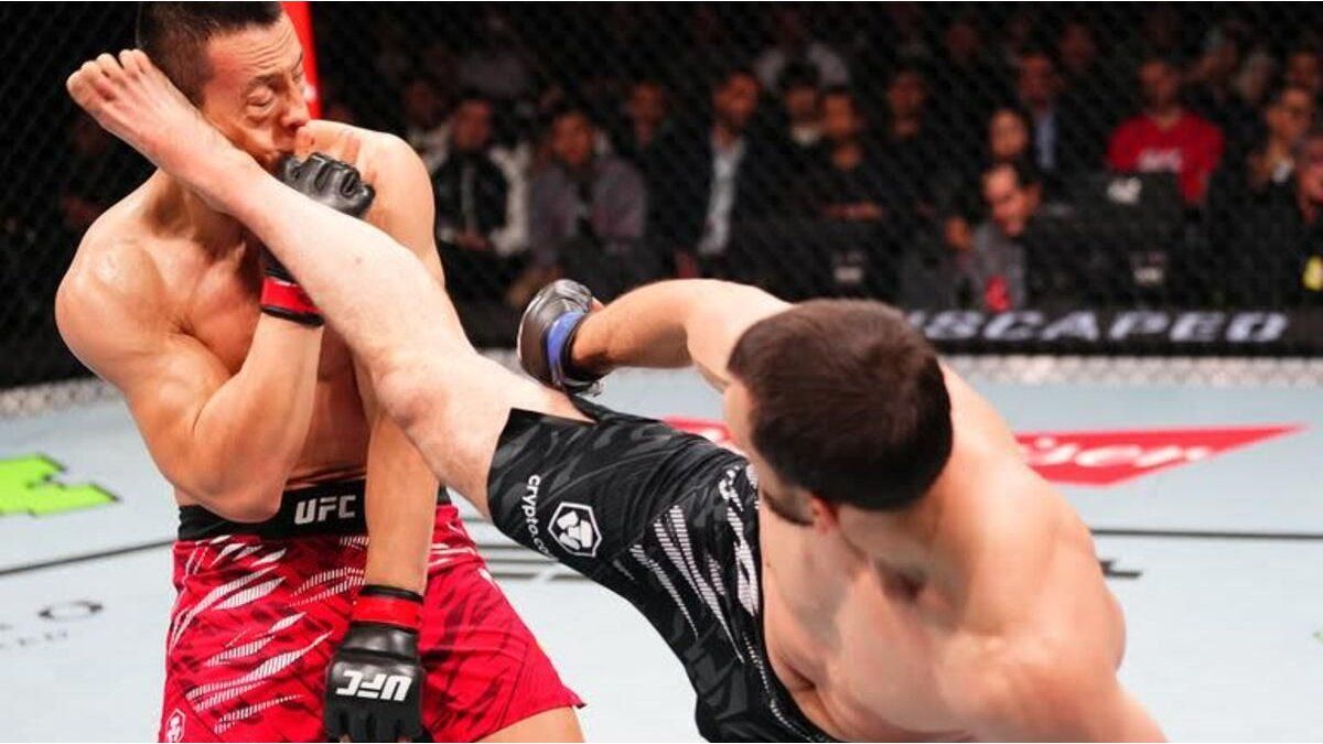 Video: the brutal knockout that left everyone speechless at the UFC held in China
