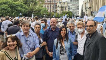 Opositores al Gobierno alentaron la manifestación&nbsp;