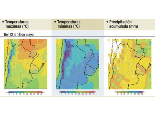 Luego de algunas lluvias, más frío