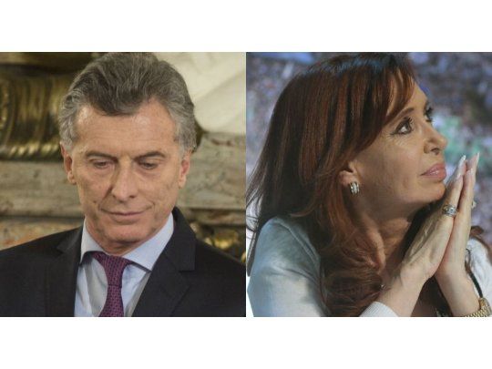 Mauricio Macri y Cristina de Kirchner