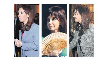 ámbito.com | La semana pasada vistió aburrida vestimenta en tonos grises, que complementó con un accesorio demodé: el abanico.