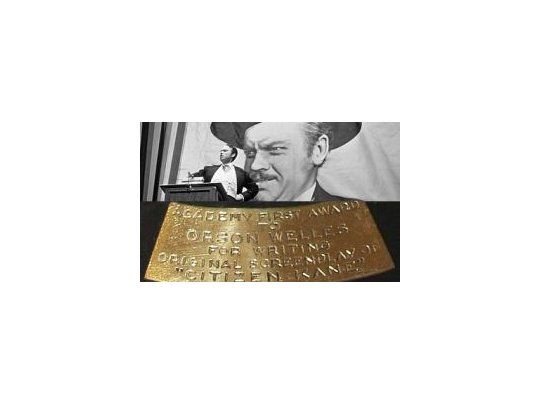 El Oscar de Orson Welles, a subasta