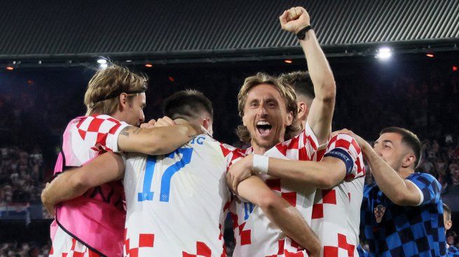 Siempre el capitán. Luka Modric selló el triunfo de Croacia sobre Países Bajos que lo metió en la final de la Nations League.