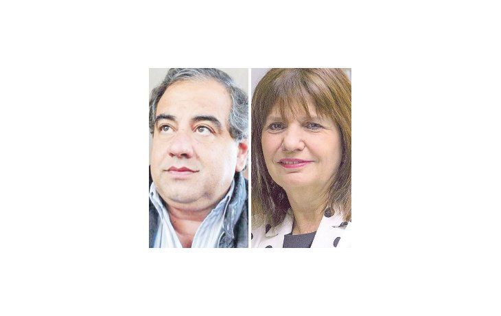 Julio Martínez y Patricia Bullrich