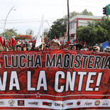 Nueva marcha de la CNTE. Nueva marcha de la CNTE.