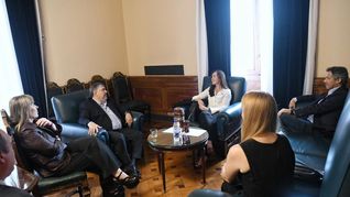 Victoria Villarruel se reunió con referentes peronistas del Senado
