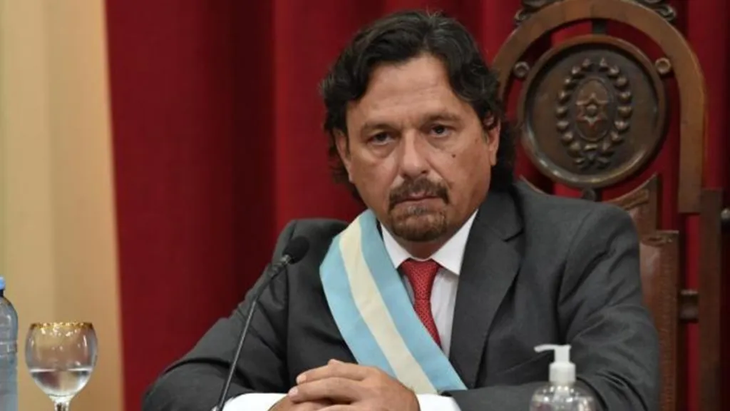 El mes pasado el gobernador de Salta, Gustavo Sáenz El mes pasado el gobernador de Salta, Gustavo Sáenz