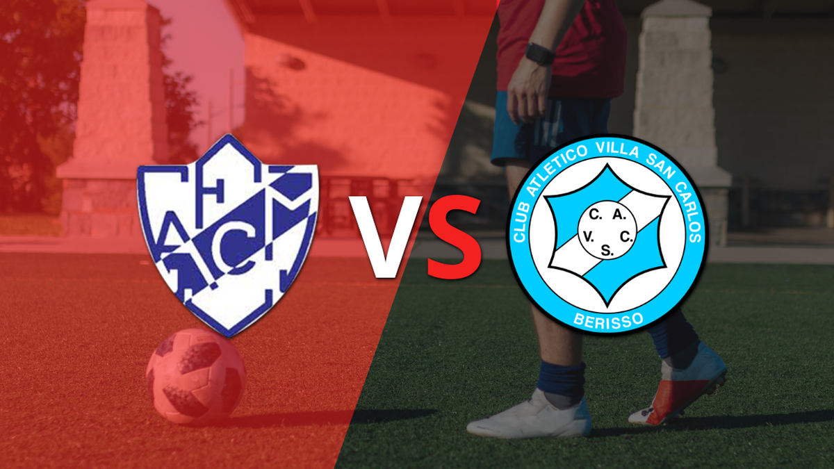 The ball is already rolling between Midland and Villa San Carlos at the Ferrocarril Midland stadium