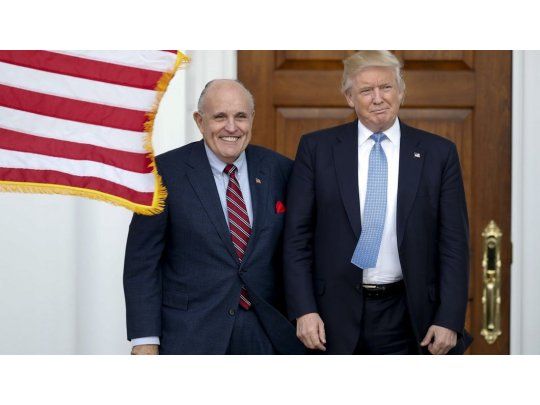 Rudolph Giuliani y Donald Trump.