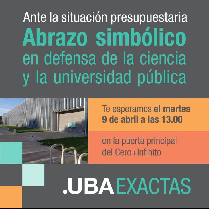 La Universidad de Buenos Aires realizará un abrazo simbólico La Universidad de Buenos Aires realizará un abrazo simbólico