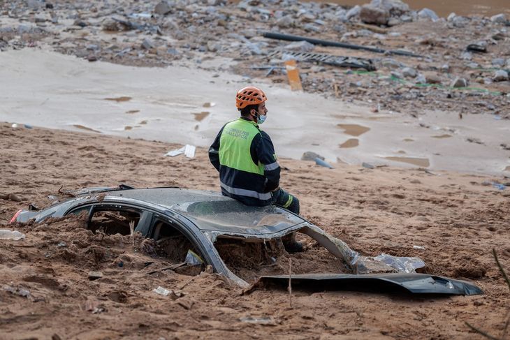 The natural disaster caused by DANA. Photo: EFE/ Biel Aliño