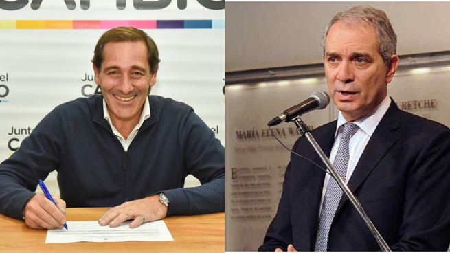 Julio Garro y Julio Alak.