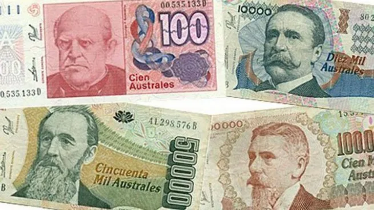 También son codiciados los billetes que están fuera de circulación como los patacones, peso ley o australes. También son codiciados los billetes que están fuera de circulación como los patacones, peso ley o australes.