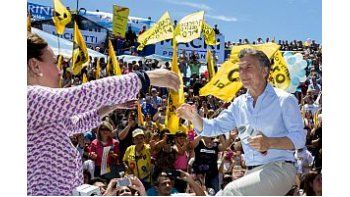 Macri encabezó un acto en el barrio porteño de Mataderos.