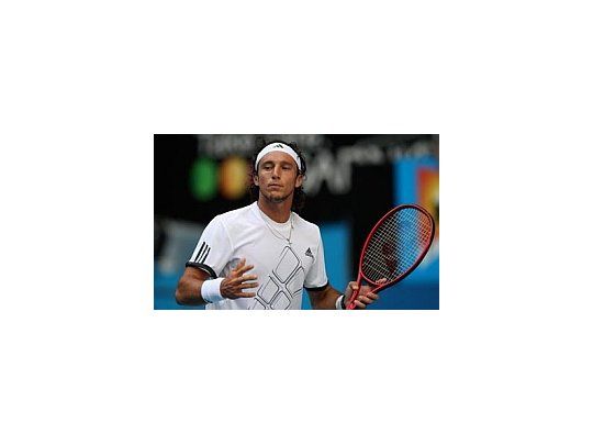 Juan Mónaco perdió con David Ferrer y quedó eliminado del torneo de Acapulco.