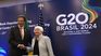 Brazilian Finance Minister Fernando Haddad with US Treasury Secretary Janet Yellen. Brazilian Finance Minister Fernando Haddad with US Treasury Secretary Janet Yellen.