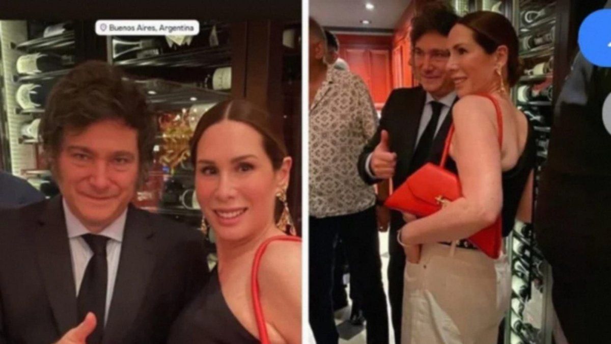 Javier Milei went out to dinner and shared a Raúl Lavié show with Karina Milei and without Yuyito González