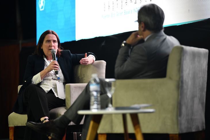 Marina Dal Poggetto durante su participación en 
