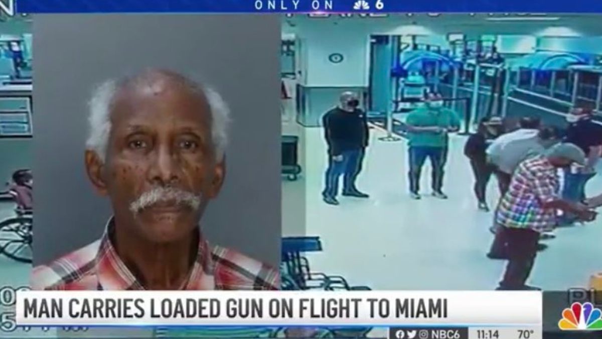 A man flew from Barbados to Miami with a loaded pistol in his pocket A man flew from Barbados to Miami with a loaded pistol in his pocket