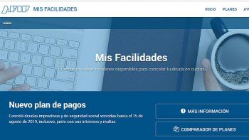 como adherirse al nuevo plan de facilidades de pago de 12 cuotas de la afip