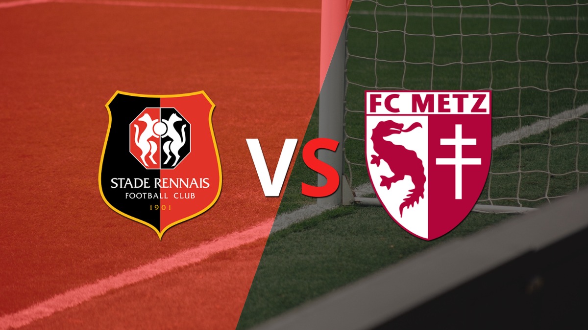 Metz reaches the momentary tie against Stade Rennes