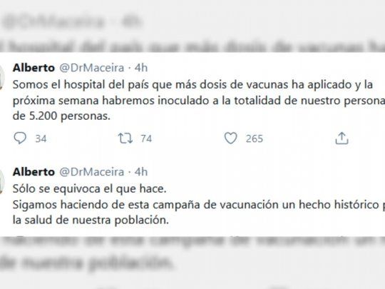 El Director del Hospital Posadas habló por Twitter&nbsp;