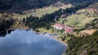 Imagen aérea del Lago Escondido.&nbsp;