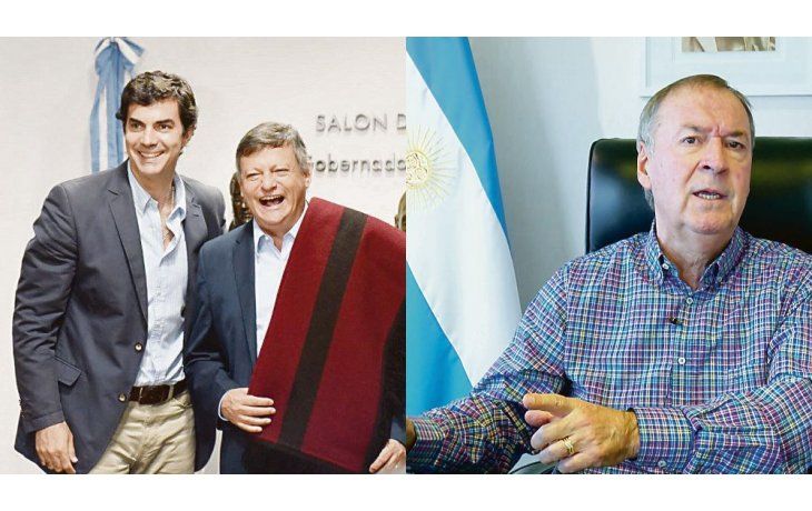 Posturas. Juan Manuel Urtubey y Domingo Peppo, ayer en Resistencia, Chaco, dieron un paso más hacia la consolidación de un proyecto peronista para 2019. En simultáneo, Juan Schiaretti dirigió un mensaje en el que dijo que el Congreso no tiene potestad para sancionar una ley respecto a las tarifas.