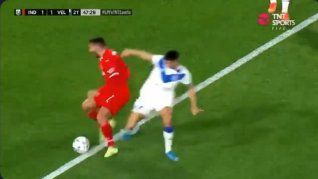 El polémico penal de Independiente-Vélez