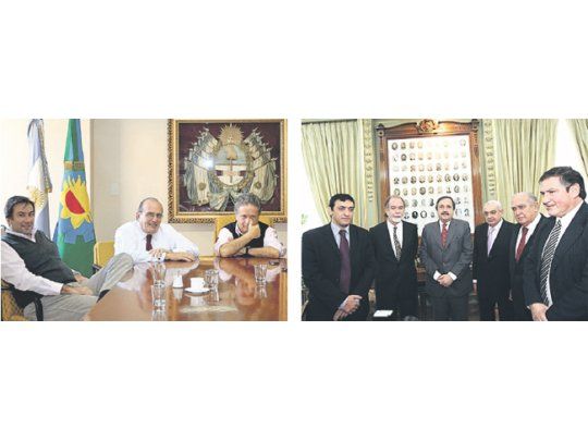 Eduardo Duhalde y Carlos Brown recibieron ayer a Humberto Schiavoni, el principal operador de Mauricio Macri. Ricardo Alfonsín y Javier González Fraga visitaron la Bolsa de Comercio.