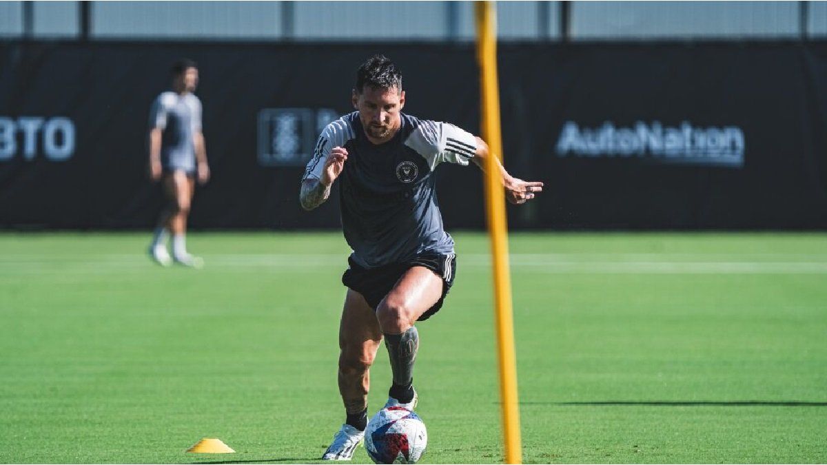 Messi trained at Inter Miami ahead of his debut