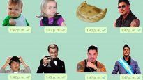 Emojis vs stickers.