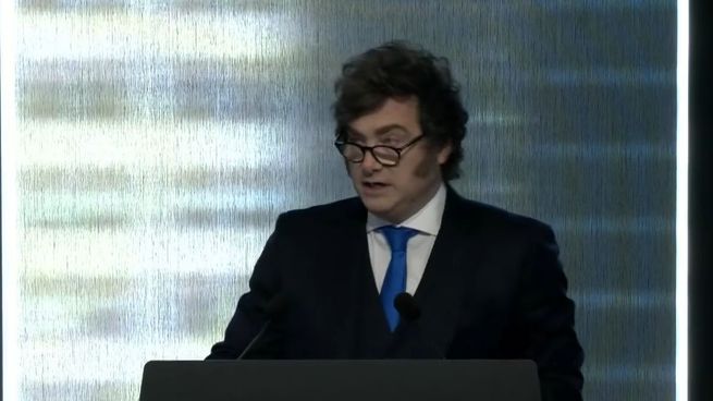 Javier Milei habló frente a inversores en el inicio de la Argentina Week.