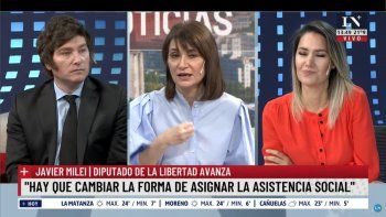 Incómodo momento: Javier Milei rechazó cruzarse al aire con Carolina Losada