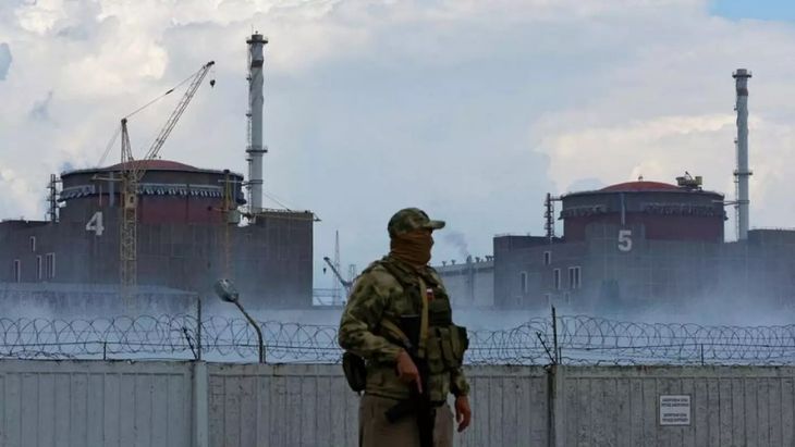 La planta nuclear de Zaporiyia, bajo control de Rusia.&nbsp;
