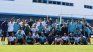 All ready. Racing had its last training session before receiving Boca in the Copa Libertadores. All ready. Racing had its last training session before receiving Boca in the Copa Libertadores.