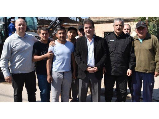 El ministro de Seguridad Cristian Ritondo encabezó un nuevo operativo en Lomas de Zamora.