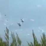 Dos pilotos murieron tras la colisión de dos helicópteros durante un operativo contra incendios forestales en Grecia.
