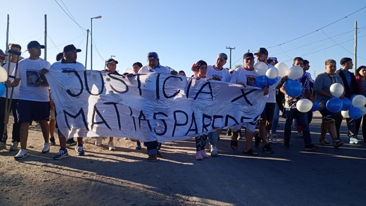 Massive marches in Mar del Plata to ask for justice for the murder of Matías Paredes at the hands of police officers