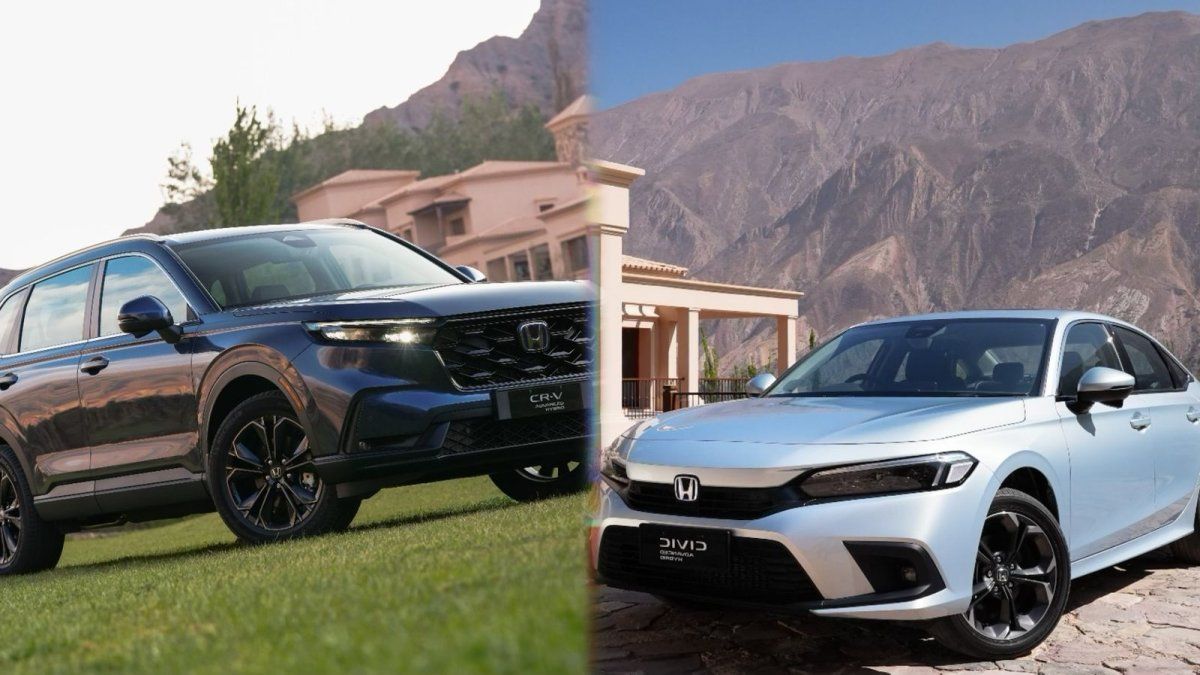 Honda launches its first hybrids in the country: debut with two emblems, Civic and CR-V
