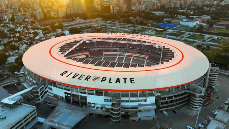 Así podría quedar el Estadio Más Monumental techado.